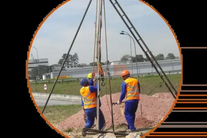 Sondagem de terreno para fundação
